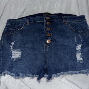 Denim shorts size 3x Forever 21
